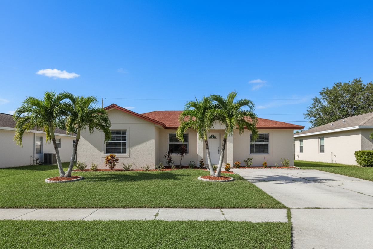 Small Property Lawn Care - Clean Driveway